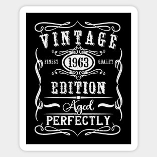 Vintage 1963 60th Birthday Sticker